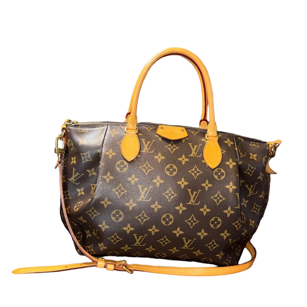 Louis Vuitton Turenne MM Monogram Crossbody Satchel with COA